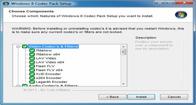 vlc codec pack windows 10